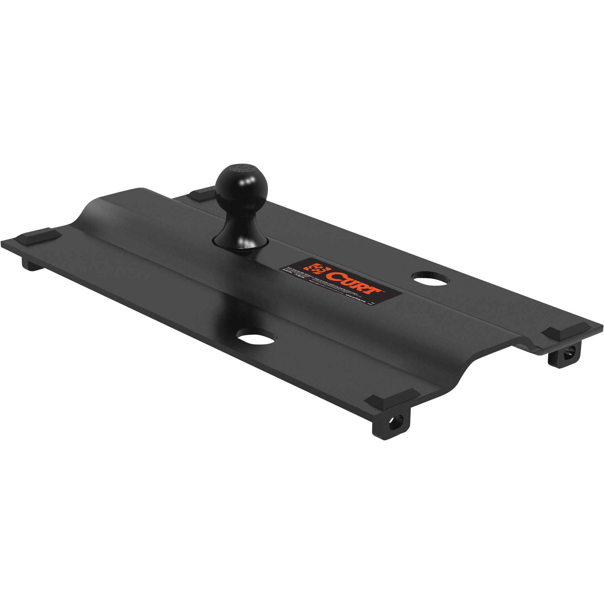 CURT Bent Plate 5th Wheel Rail Gooseneck Hitch - 25,000-Lb. Capacity, Model# 16055